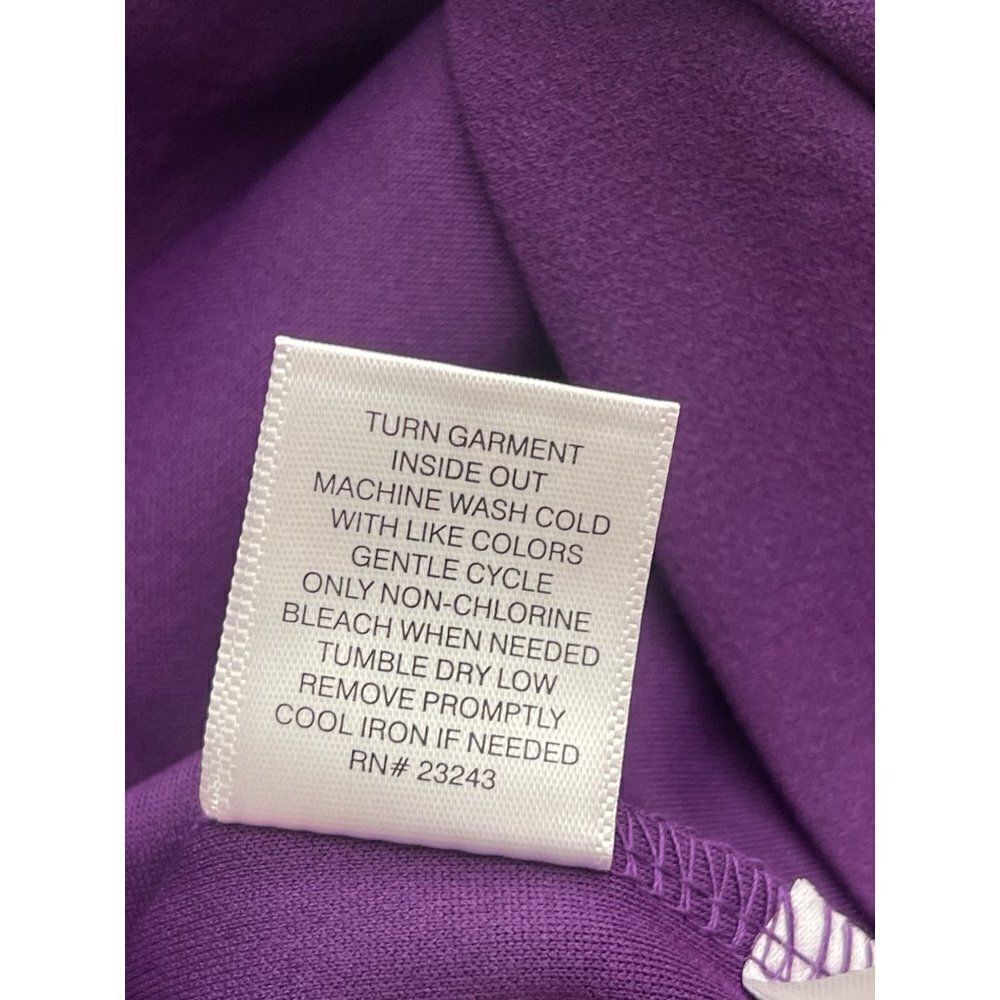 New York & Company Women Deep Purple Sheath Bow Tie Dress Size M NWT - Picture 11 of 11